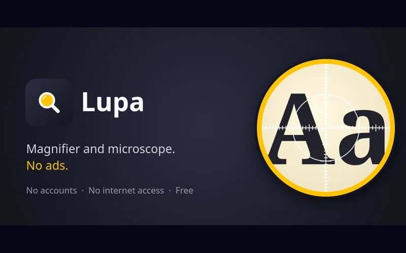 Lupa, lupa y microscopio para Android