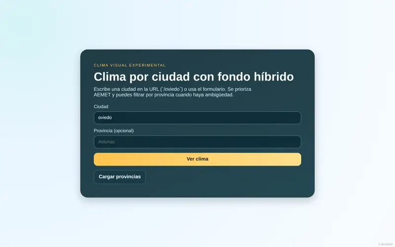 Captura de Clima